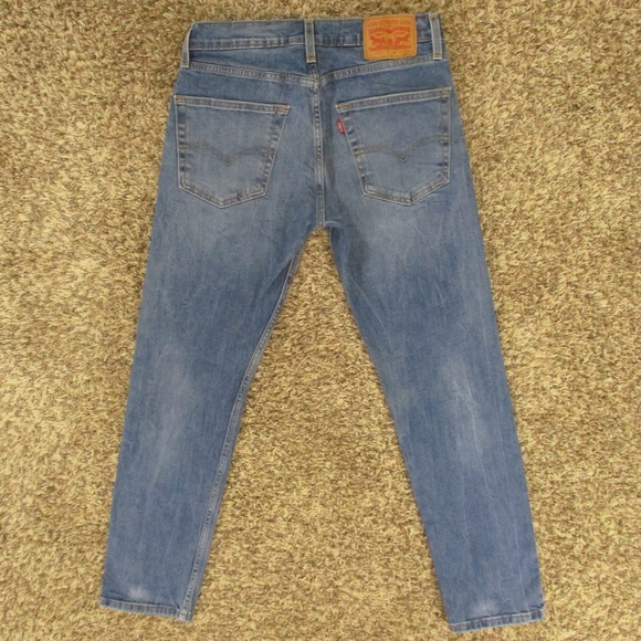 Levi's Jeans Men's 31x30 Medium Wash 502 Taper Fit Flex Denim - Picture 2 of 8